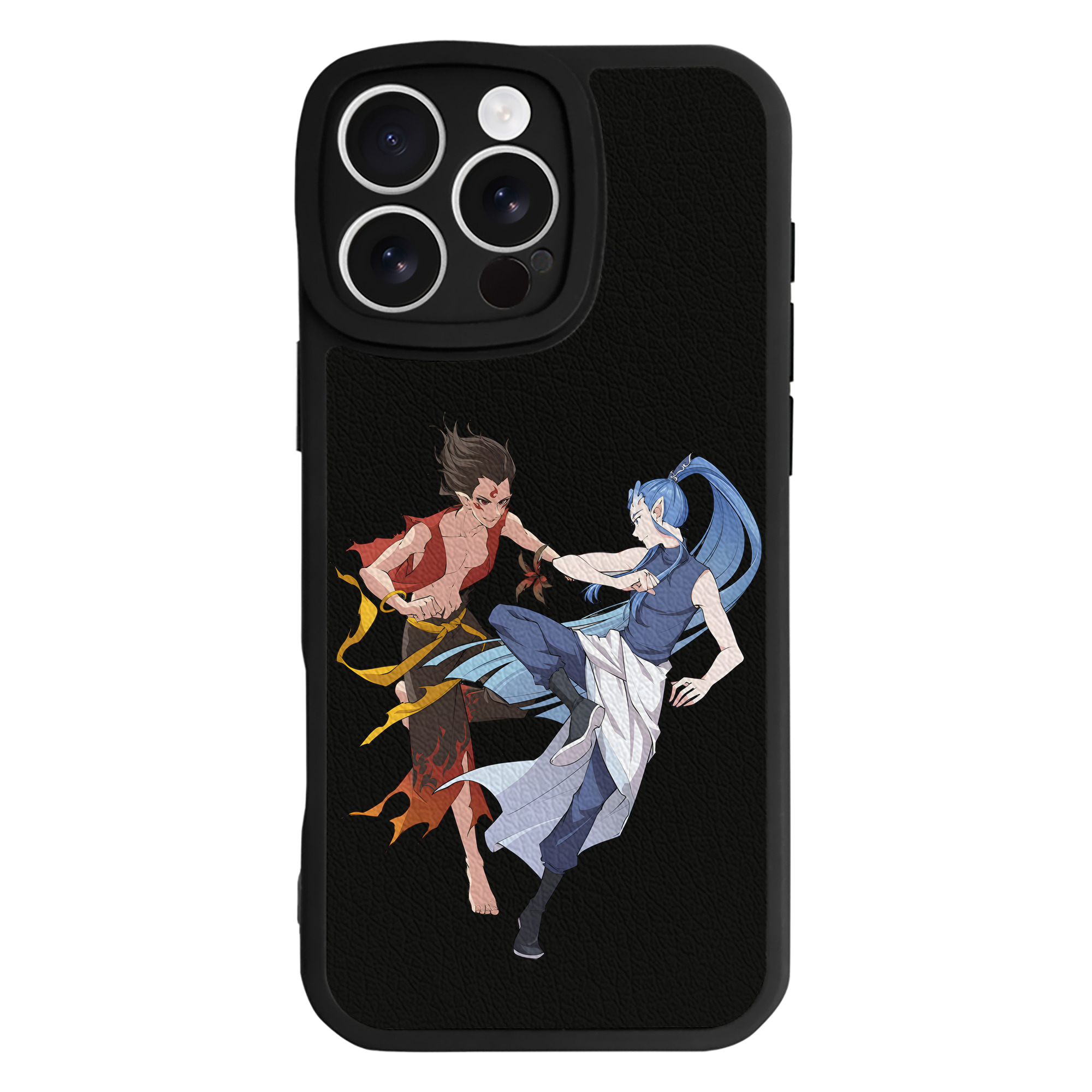 （画像用） Ne Zha 2 ナタ 魔童の大暴れ 【iPhone 16シリーズ対応】シリコンスマホケース（レザー調） 材質：シリコン